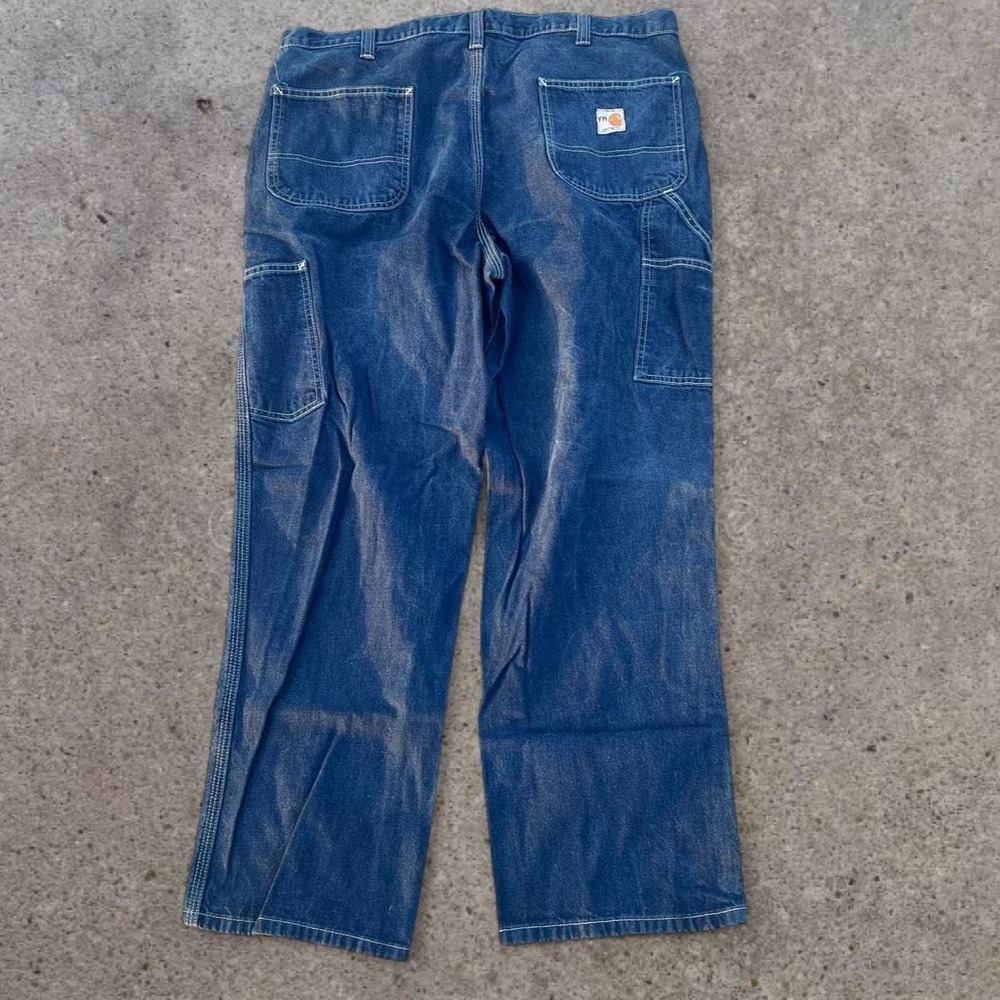 Carhartt FR Flame Resistant Work Denim Jeans NFPA 2112 ARC 2 Mens 40x30‎ Blue
